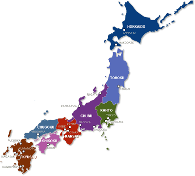 japan map. Here#39;s a map of Japan